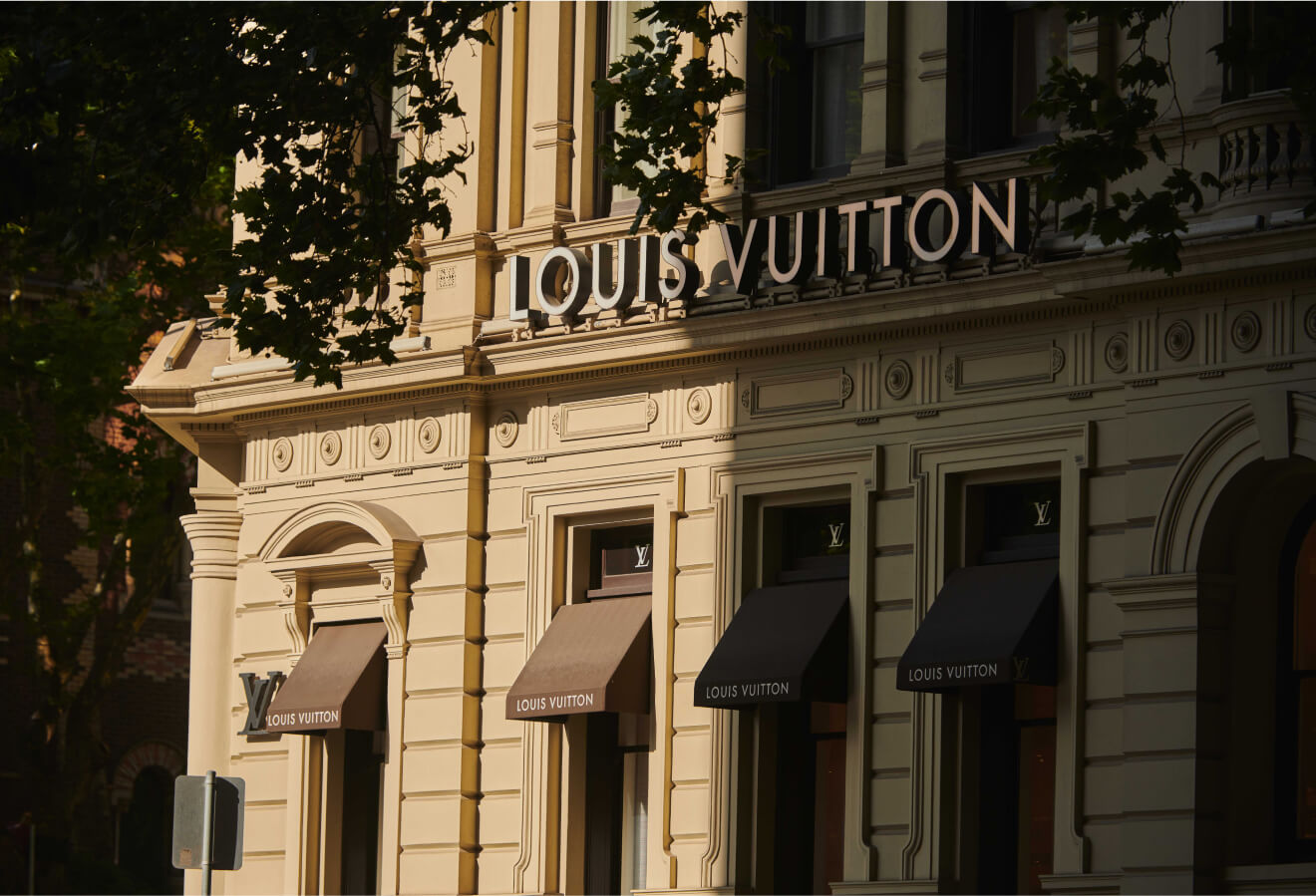 Louis Vuitton in Melbourne near Aria Melbourne