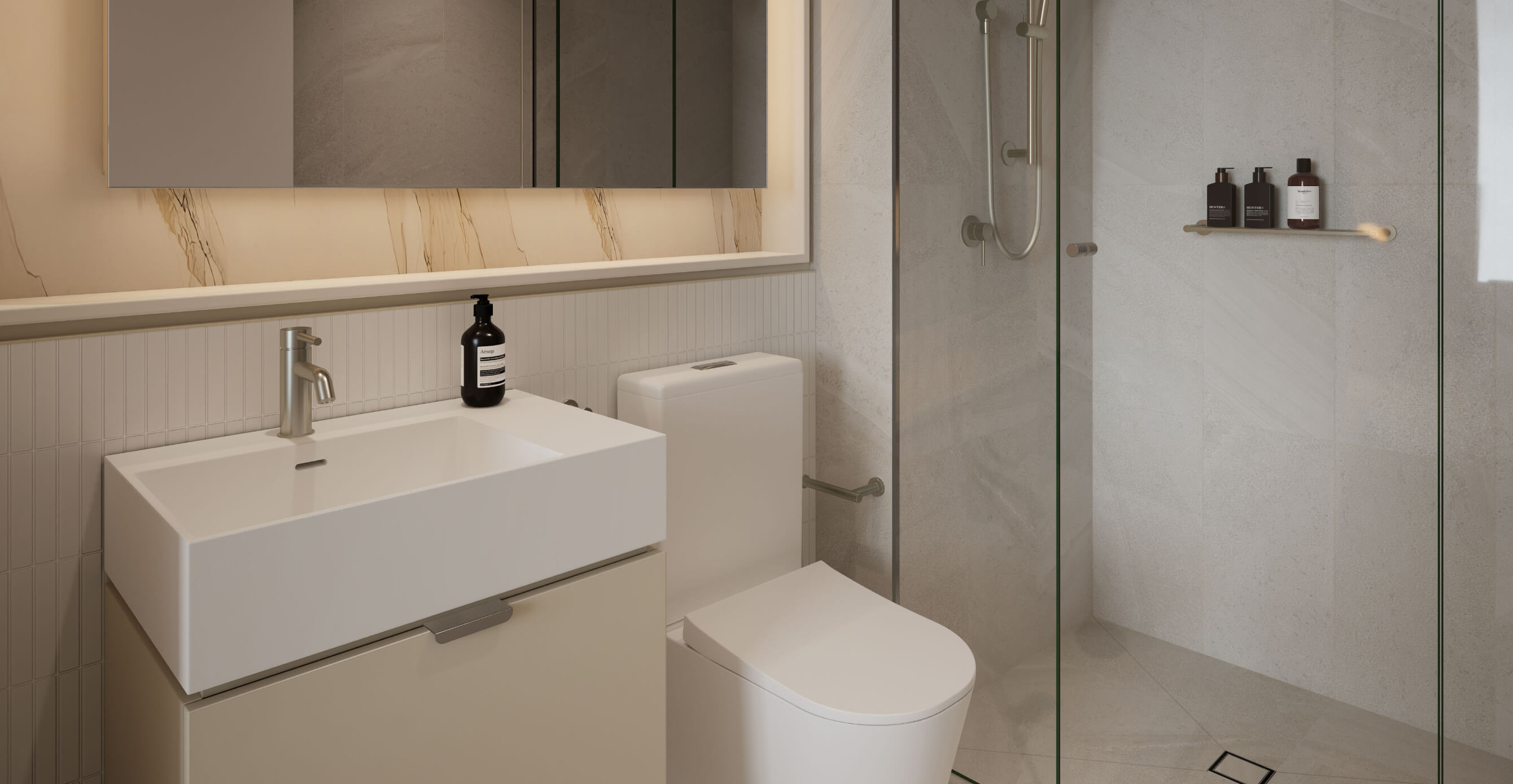 ARTIST IMPRESSION - BATHROOM, LIGHT SCHEME