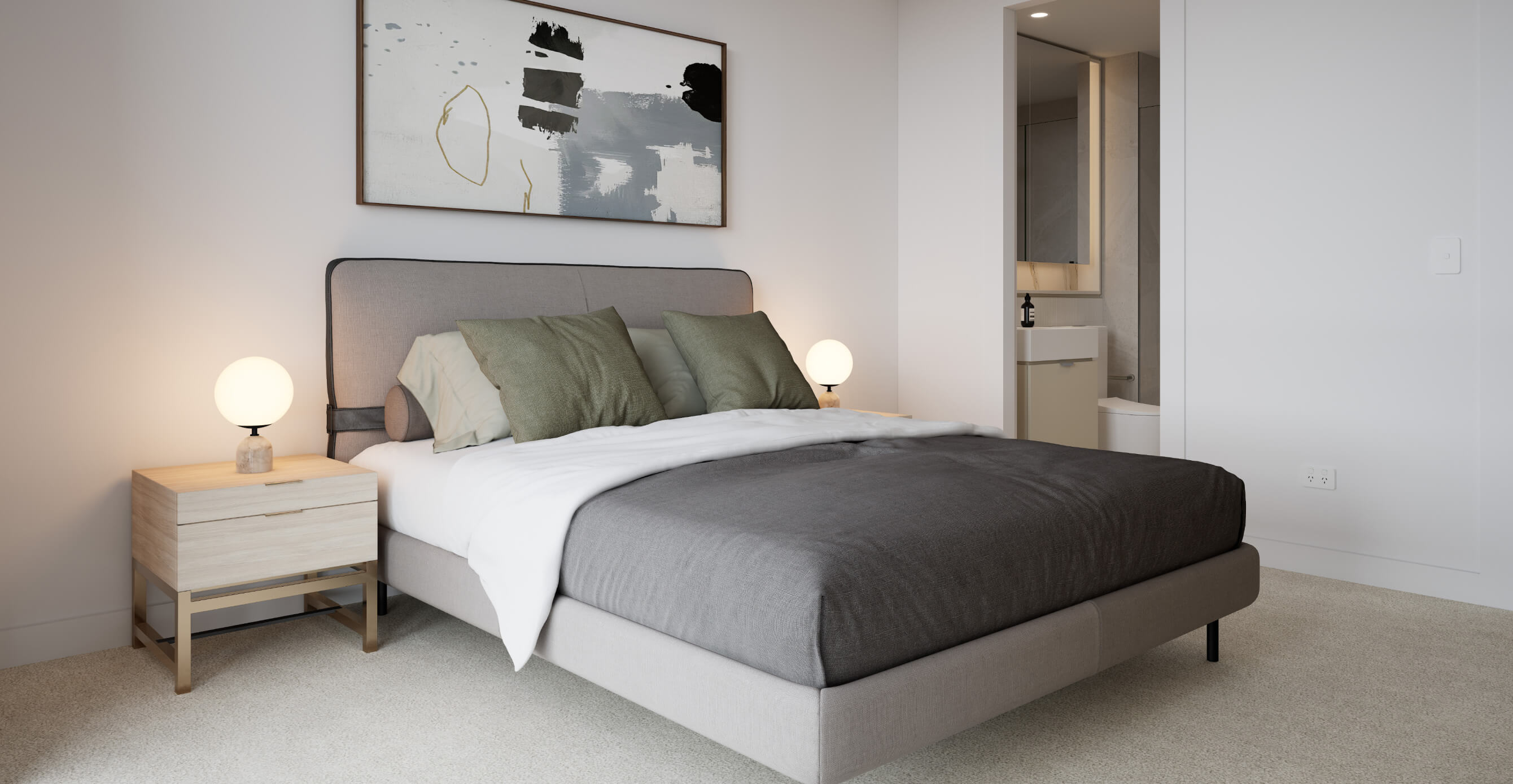 ARTIST IMPRESSION - BEDROOM, LIGHT SCHEME